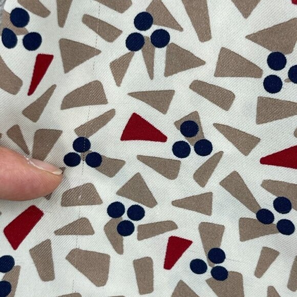 Sears Vintage 70s Perma-Prest Geometric Spread Collar Button Up Shirt - Picture 5 of 10